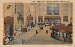 Grand Lobby, The Union Station Postcard