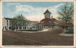 Philadelphia & Reading Railroad Station Lebanon, PA Postcard Postcard Postcard