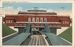 Central Falls Station Postcard