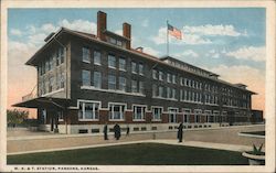 Missouri, Kansas & Texas Station Postcard