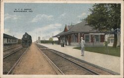 New York Central Depot Postcard