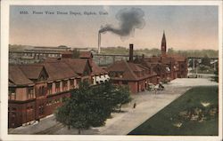 Front View Union Depot Ogden, UT Postcard Postcard Postcard