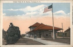 Lehigh Valley R.R. Station Postcard