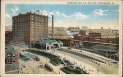 Pennsylvania R.R. Station Postcard