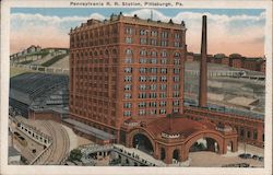 Pennsylvania R.R. Station Postcard