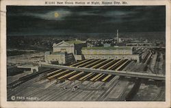 New Union Station at Night Postcard