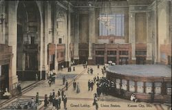 Grand Lobby, Union Station Postcard
