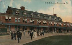 P. R. R. Station Postcard