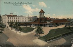 Philadelphia & Reading Railway Depot Postcard