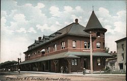 Southern Railroad Station Postcard