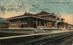 Pennsylvania Railroad Station Steubenville, OH Postcard Postcard Postcard