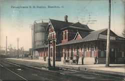 Pennsylvania Railway Station Postcard