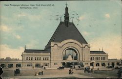 New Passenger Station, New York Central R.R. Springfield, OH Postcard Postcard Postcard