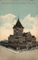 Pennsylvania Railway Station Cincinnati, OH Postcard Postcard Postcard