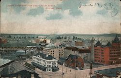 Looking North-East From Court House Tower Postcard