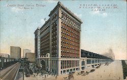 Lasalle Street Station - Van Buren Street Postcard