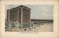 La Salle Street Depot Postcard