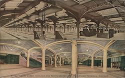 Street Level Lobby, Chicago and Northwestern Passenger Terminal Postcard