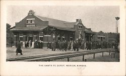 The Santa Fe Depot Postcard