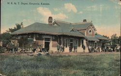 Missouri, Kansas & Texas Depot Emporia, KS Postcard Postcard Postcard