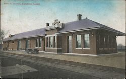 Santa Fe Station Ellinwood, KS Postcard Postcard Postcard