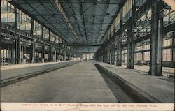 Interior, Missouri, Kansas & Texas Machine Shops Parsons, KS Postcard Postcard Postcard