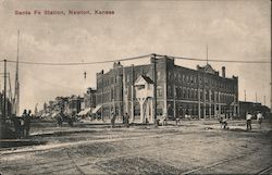 Santa Fe Station Postcard