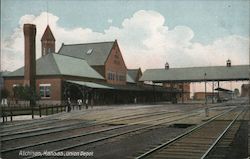 Union Depot Atchison, KS Postcard Postcard Postcard