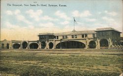 The Sequoyah - New Santa Fe Hotel Syracuse, KS Postcard Postcard Postcard