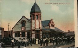 Santa Fe Depot Wichita, KS Postcard Postcard Postcard