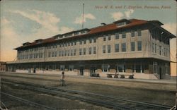 New Missouri, Kansas & Texas Station Postcard
