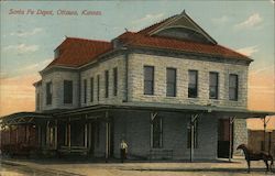 Santa Fe Depot Postcard