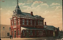 M. K. & T. Depot Fort Scott, KS Postcard Postcard Postcard