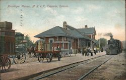 Missouri, Kansas & Texas Passenger Station Emporia, KS Postcard Postcard Postcard