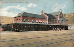 Union Station Leavenworth, KS Postcard Postcard Postcard