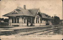 Missouri, Kansas & Texas Depot Postcard