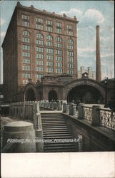Union Station, Pennsylvania Railroad Pittsburgh, PA Postcard Postcard Postcard