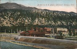 Denver & Rio Grande Western Railroad Depot Postcard
