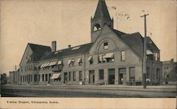 Union Depot Ottumwa, IA Postcard Postcard Postcard