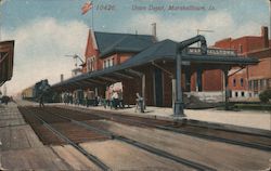 Union Depot Marshalltown, IA Postcard Postcard Postcard