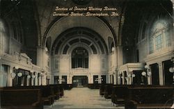 Section of General Waiting Rooms, Terminal Station Postcard