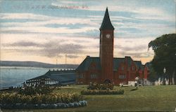 Chicago & North Western Depot Postcard