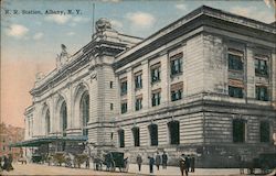 R.R. Station Postcard
