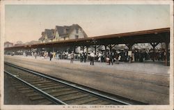 R.R. Station Asbury Park, NJ Postcard Postcard Postcard