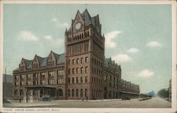 Union Depot Detroit, MI Postcard Postcard Postcard