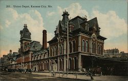 Union Depot Kansas City, MO Postcard Postcard Postcard