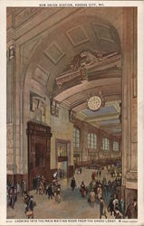 Main Waiting Room from Grand Lobby, New Union Station Postcard