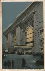 Main Entrance, New Union Station Postcard