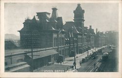 Union Depot K.C. Postcard