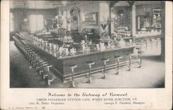 Union Passenger Station Cafe White River Junction, VT Postcard Postcard Postcard